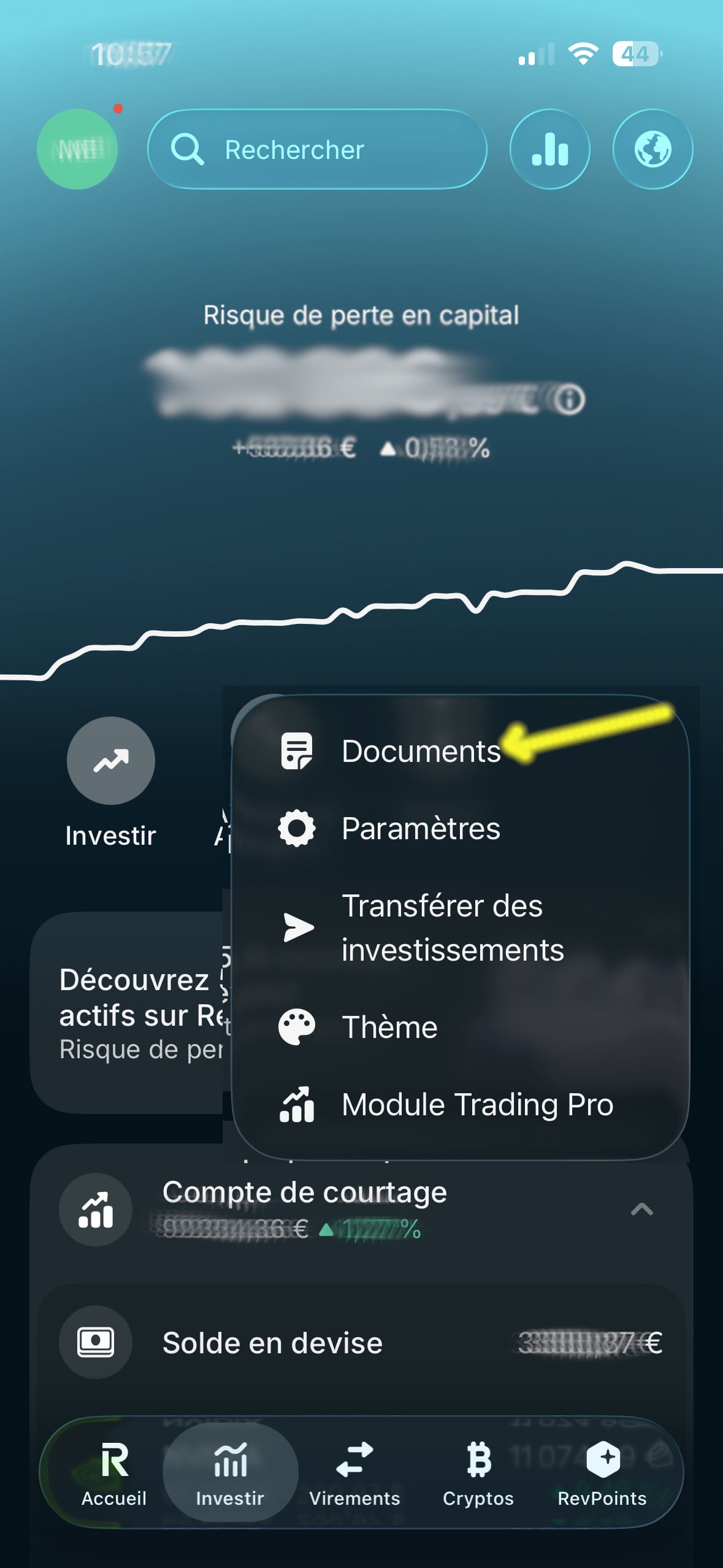 Menu Documents